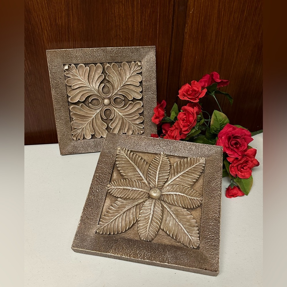 Better Home and Gardens collections  Botanical leaves plaques
